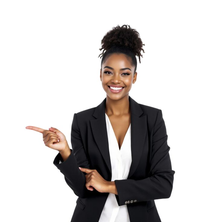 uma jovem africano americano mulher dentro uma o…